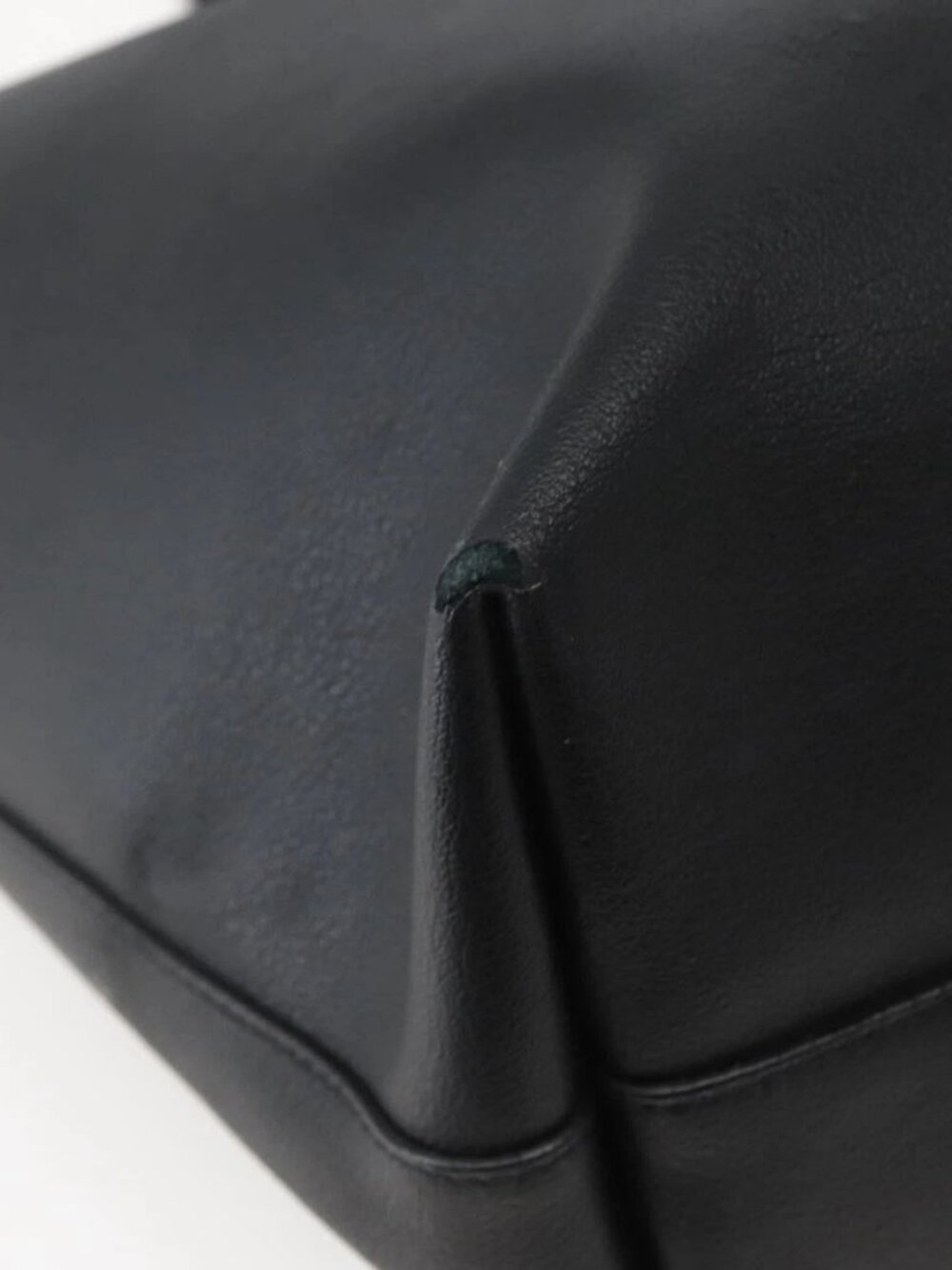 SAINT LAURENT Tote Bag Leather Black Auth hk3059 - Picture 4 of 16